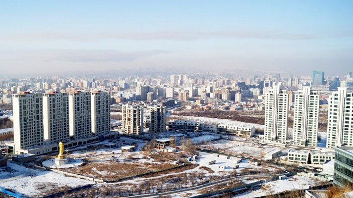 Blick über Ulaanbaatar