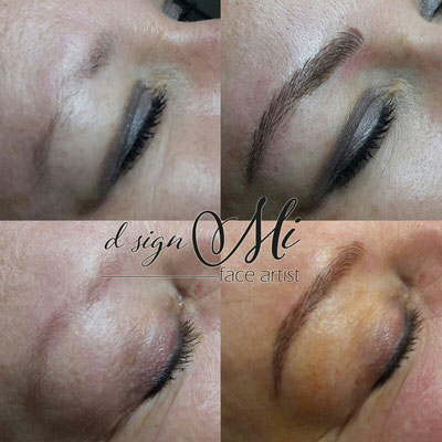 Microblading Augenbrauen Tirol Innsbruck vorher nachher