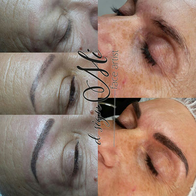 Microblading Augenbrauen Tirol Innsbruck vorher nachher