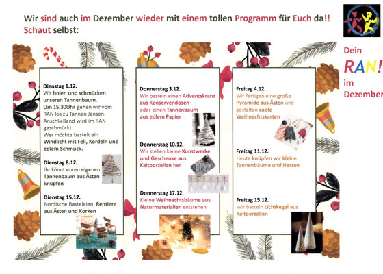 Das Programm für Dezember