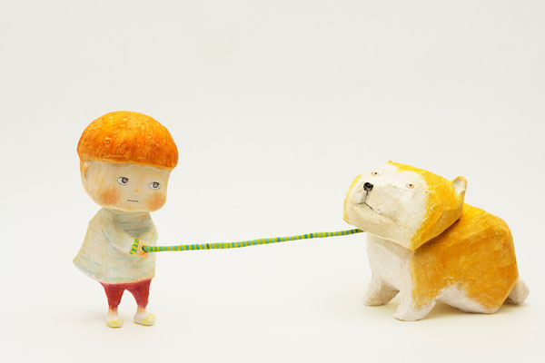 「ご主人と犬」