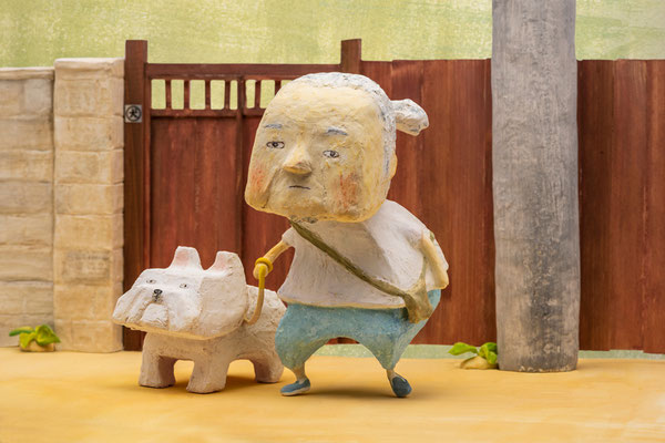 「おじいさんと犬」
