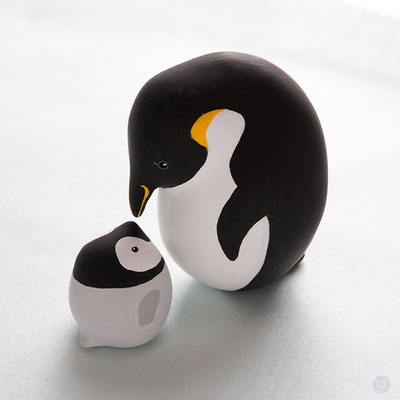 ペンギンの親子