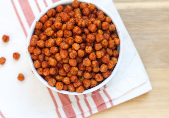 crunchy barbecue chickpeas