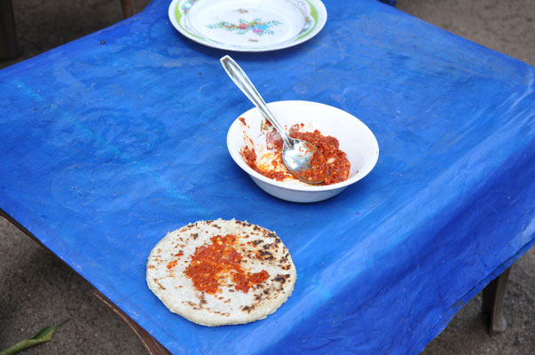 Roti mit Sambol