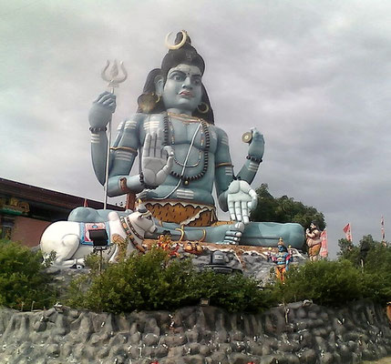 Statue im Thiru Koneswaram Kovil, Hindutempel in Trincomalee