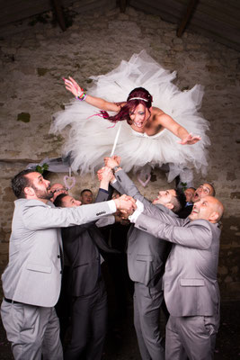 photo de mariage - oise - val d'oise - mariée portée