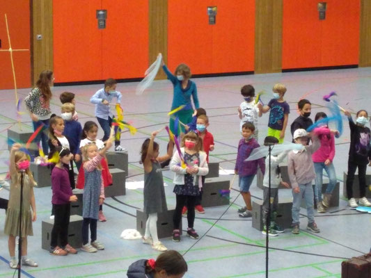 Steinenbergschule Stuttgart-Hedelfingen: Einschulungsfeier der neuen 1. Klässler 2021