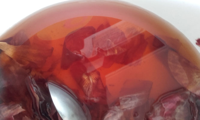 Rote Zwiebelschalen Sud