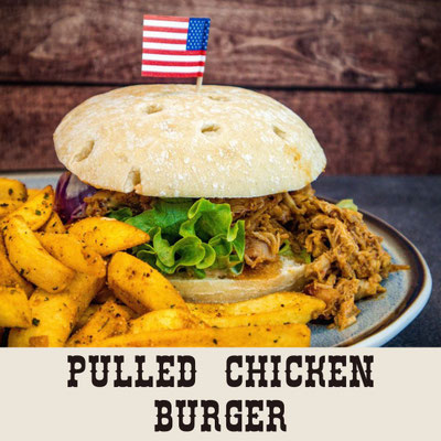 Pulled Chicken Burger