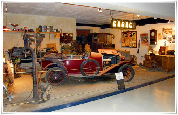 Diorama 1:1 - Garage abbandonato anni '20