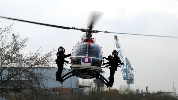 Uwe Mansshardt/ Einsatz in Hamburg