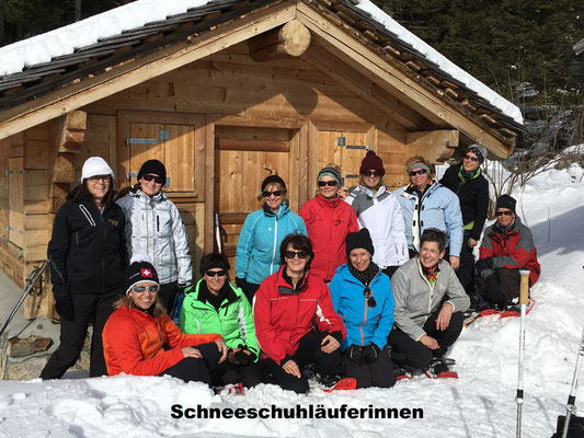 Schneeschuhläuferinnen