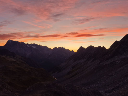 Sonnenuntergang, Brunnifirn, Oberalpstockgebiet, Uri, Schweiz