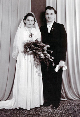 November 1949 Knam Rosa, geb. Schottmüller & Hermann