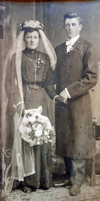 09.05.1912 Hochzeit Anton und Seraphina Späth geb Reuter