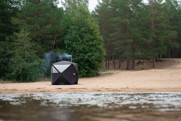 Bast Outdoorsauna Vanlife Badesee
