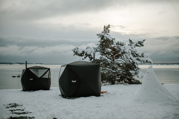 Winter Outdoor Vanlife Sauna Winter