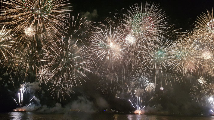 Silvester an der Copacabana