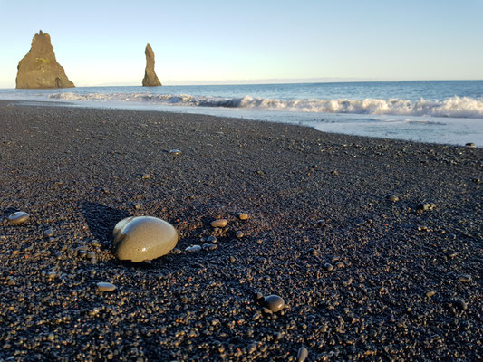 Blacksand Beach in Iceland