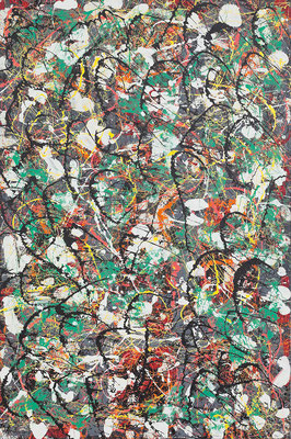 Christa Schmid - Ehrlinger , o. T., 2004, Fadendruck, Fadenzeichnung, Acryl auf Leinwand,  120 x 80 cm / untitled, 2004; string print, string painting, acrylic on canvas ,  47 x 31.5 inches