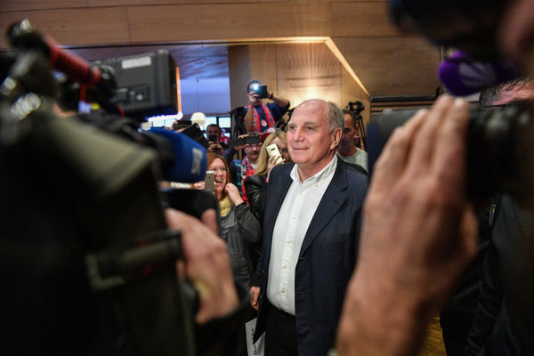 Hoeneß´ erster öffentlicher Auftritt 