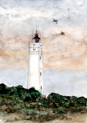 Blåvandshuk Fyr Dänemark , Leuchtturm 137,- Euro