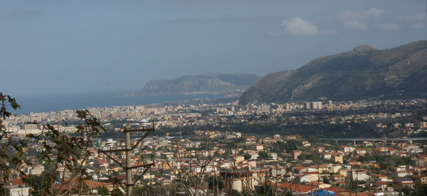 Nochmal Blick über Palermo