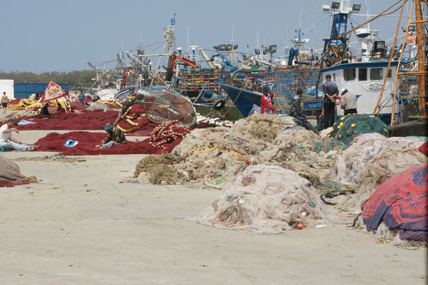 Im Hafen von Larache