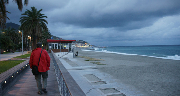 Die Promenade von Varazze