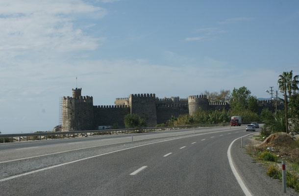 Die Festung beim Cap Anamur.