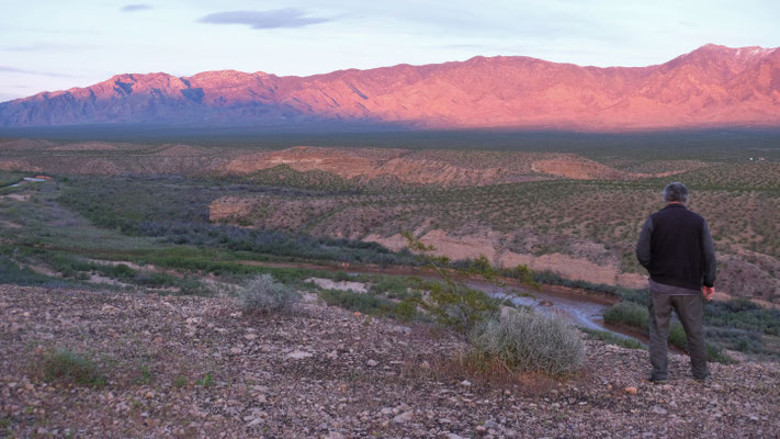 Wir stehenhoch oberhalb des Virgin River