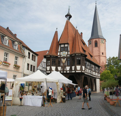 Das alte Rathaus in Michelstadt