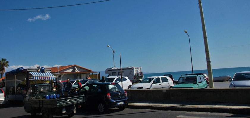 Haben uns unseren Platz in der ersten Reihe in Nizza di Sicilia wieder erobert.