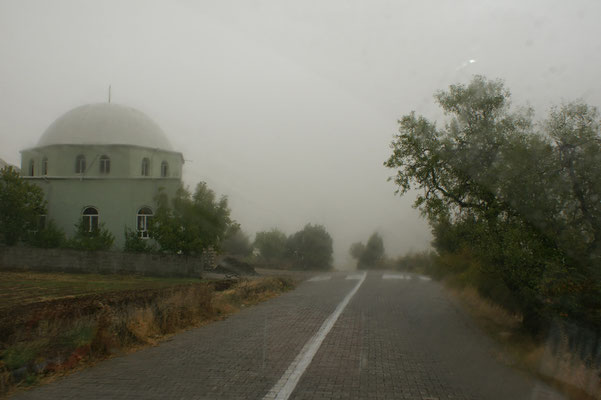 Nebel bei der Abfahrt