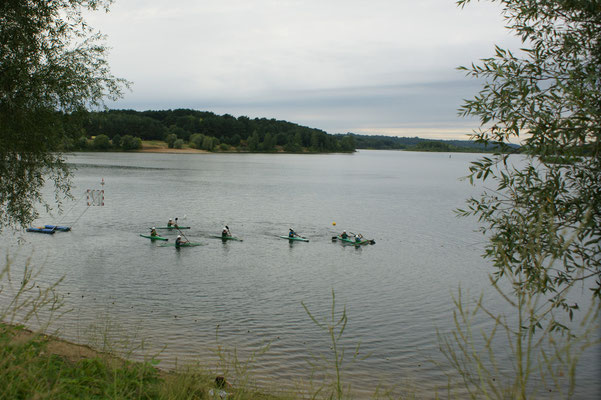 Direkt am  Kaunasser Meer der natürlich ein See ist liegt der Campingplatz