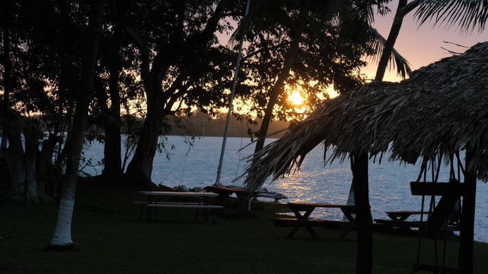 Sonnenaufgang an der Lagune