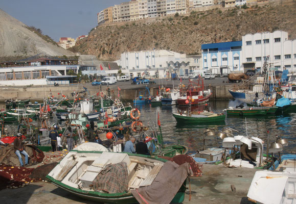 Im Hafen von Al Hoceima