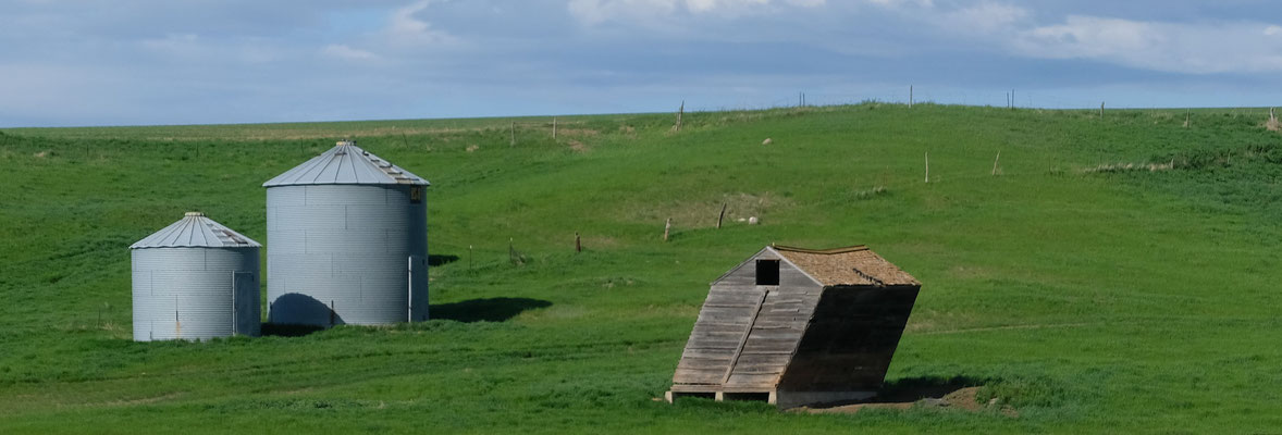 Diese Hütte bietet wohl nicht mehr allzuviel Schutz