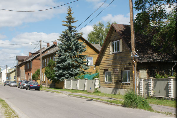 ganzes Quartier in Holz