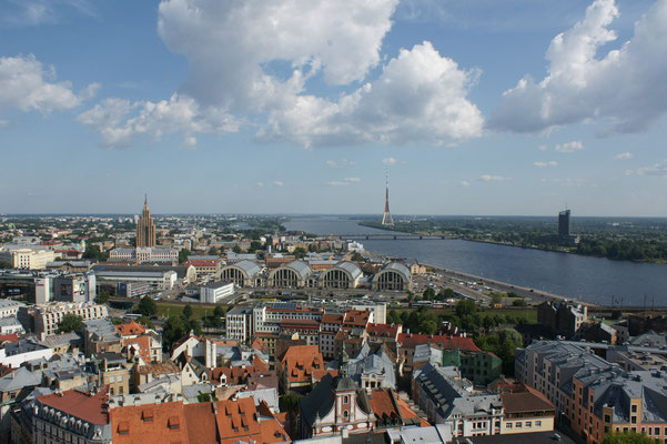 Blick vom Turm der Peterskirche