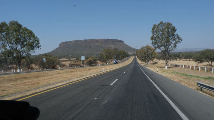 Nach Zacatecas fahren wir 100 km weiter