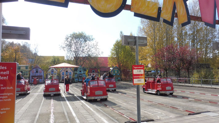 Die Feuerwehr ist los im Ravensburger Spieleland