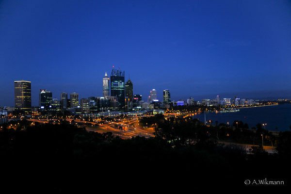 View of Perths skyline