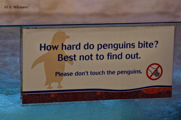 Great warning sign @ Perth Zoo