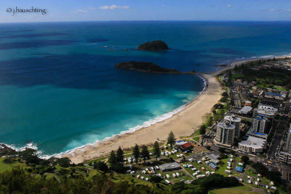 View from the top of Mt. Manganui