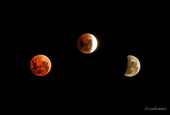 Total lunar eclipse on 15th April 2014  -  Hastings