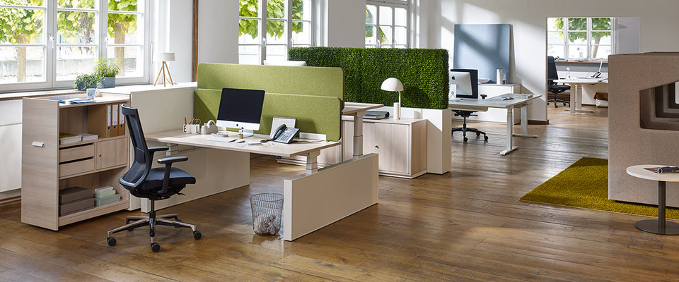 Table de bureau double - Febrü Active