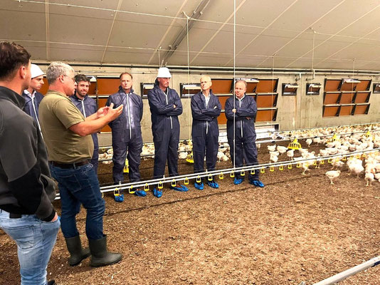 Poultry entrepreneur Gino Jacobs-Migielsen, proud user of Nutro Meat, appreciated by Marten van den Berg, Director-general at Dutch Ministry of Agriculture, Fisheries, Food Security and Nature & by Ton van Veen, CEO of Jumbo Supermarkets, The Netherlands.