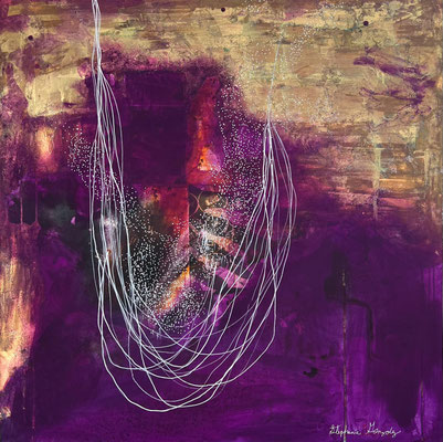 Sensibilidad | (55 x 55 in) mixed media on canvas | AVAILABLE